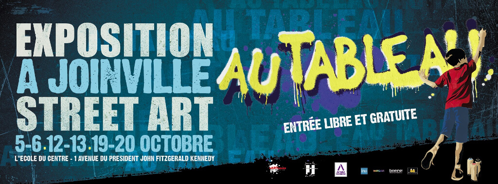 Expo Street Art - Au Tableau - Collectif pARTcours - Joinville - 2019