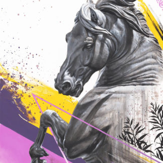 Kraser | Poster | Cheval à la herse - Orsay’s horse