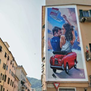 MACS (Antonello) – Liberi di perderci - Free to get lose ourselves – Mural - Gênes, Italy - Street art - WASAA